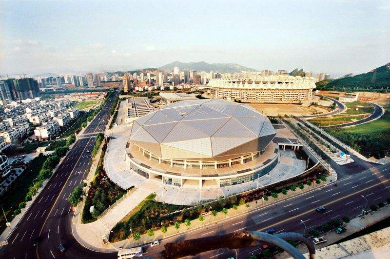 青島體育中心除濕